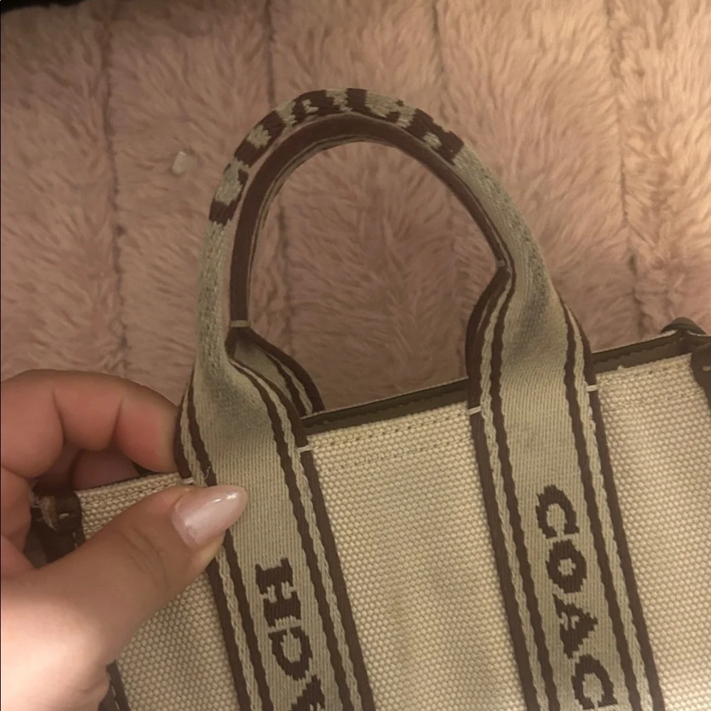Coach Smith Canvas Mini Tote - Picture 4 of 11